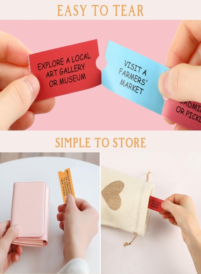 JULEASEL 40 Couples Date Night Ideas Tickets for Him or Her, Fun Coupons Date Ideas for Boyfriend, Fiancé, Husband, Newlyweds- Romantic Gifts for Valentine, Birthday, Anniversary (Go Outside) - Image 5